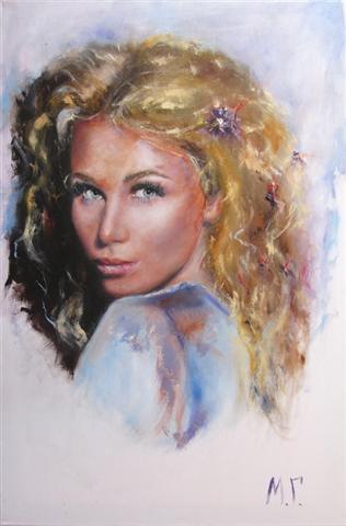 2500  for sale. Sasha ll. 50х75 cm. oil on canvas Small